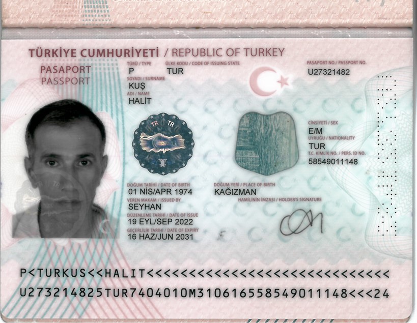 Паспорт KUS HALIT